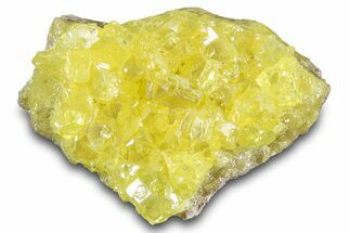 Bright-Yellow Sulfur Crystals - Bolivia #305259