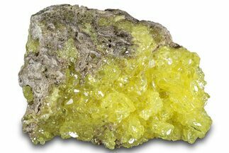 Bright-Yellow Sulfur Crystals - Bolivia #305295