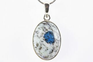 Polished K Granite Pendant (Necklace) - Sterling Silver #304992