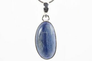 Kyanite Crystal Pendant (Necklace) - Sterling Silver #305052