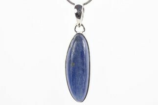 Kyanite Crystal Pendant (Necklace) - Sterling Silver #305053