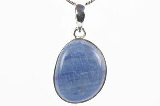 Kyanite Crystal Pendant (Necklace) - Sterling Silver #305054