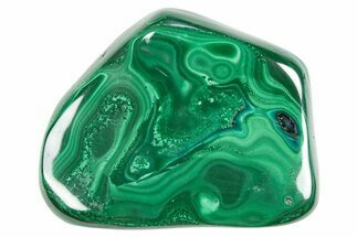 Polished Banded Malachite Specimen - DR Congo #305224