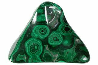 Polished Banded Malachite Specimen - DR Congo #305228