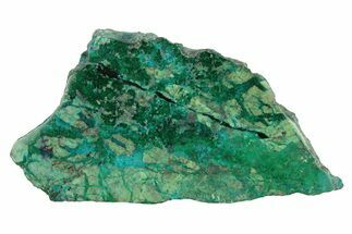 Polished Blue River Chrysocolla Slice - Arizona #303039