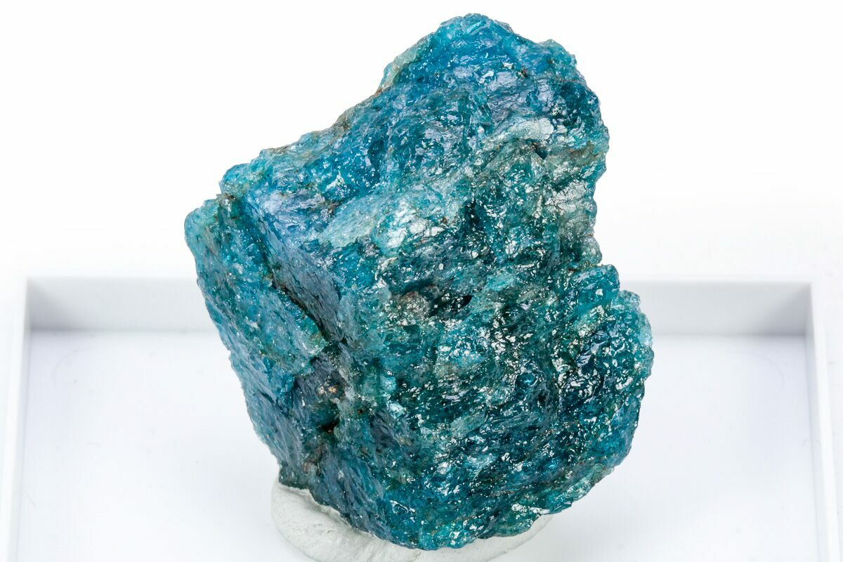 1.40" Bright Blue Apatite (Fluorapatite) Specimen Madagascar (305645