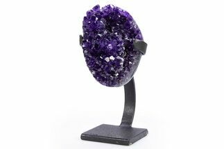 Amethyst Geode With Metal Stand - Uruguay #306858