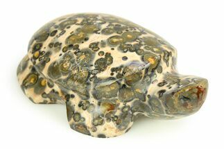 Carved Leopard Stone Turtle - Mexico #308305