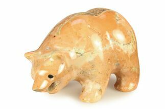 Realistic Polished Peach Jasper Bear - Philippines #308412