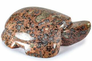 Carved Red Granite Turtle - Arizona #308590