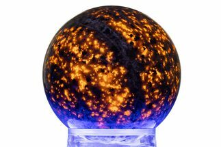 Highly Fluorescent Yooperlite Sphere - Michigan #308650