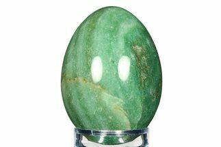 Polished Green Aventurine Egg - India #308729