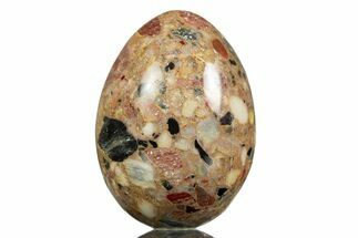 Polished Chert Breccia Egg - Western Australia #308758