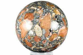 Polished Maligano Jasper Sphere - Excellent Polishing #308793