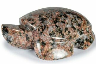 Carved Blue Dot Granite Turtle - Australia #309100