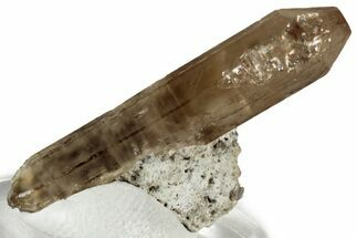 Lustrous Champagne Topaz Crystal - Utah #309291