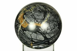 Polished Picasso Marble Sphere - Utah #311577