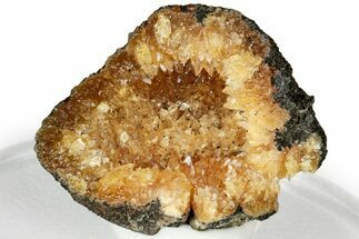 Intense Orange Calcite Crystal Cluster - Poland #311611