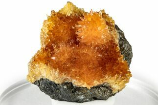 Intense Orange Calcite Crystal Cluster - Poland #311614