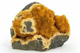 Intense Orange Calcite Crystal Cluster - Poland #311437