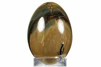 Polished Mahogany Jasper Egg - Australia #312688