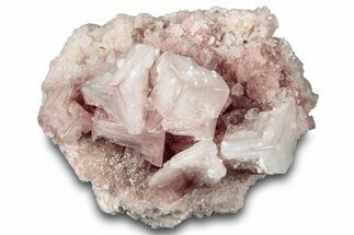 Pink Halite Crystal Cluster - Trona, California #314164