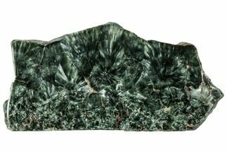 Polished Seraphinite Slab - Korshunovkiy Mine, Siberia #314949
