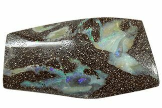Stunning Polished Boulder Opal Specimen - Queensland, Australia #314814