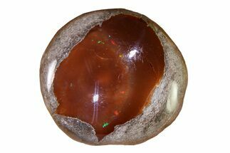 Polished Ethiopian Chocolate Opal Nodule - Yita Ridge #316150