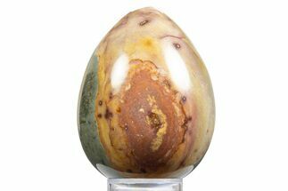 Polished Polychrome Jasper Egg - Madagascar #318238