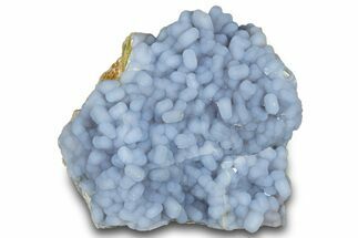 Blue Chalcedony Pseudomorph After Anhydrite - Peru #318805