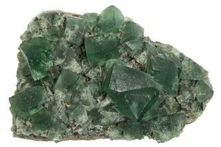 Fluorescent Green Fluorite Cluster - Diana Maria Mine, England #319135