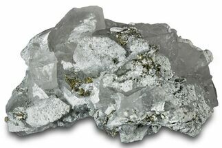 Columnar Calcite Crystals with Pyrite - Fluorescent! #319329
