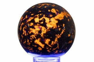 Fluorescent Polished Sodalite-Syenite Sphere - China #319382