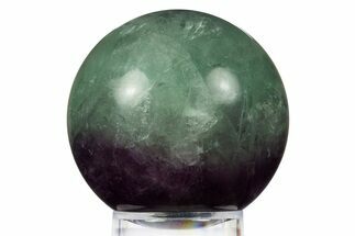Colorful Banded Fluorite Sphere - China #319776