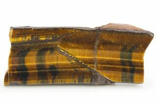 Polished Blue & Orange Tiger's Eye Slab - South Africa #320054