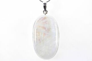 Adularescent Moonstone Pendant (Necklace) - Sterling Silver #321636