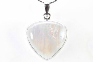 Adularescent Moonstone Pendant (Necklace) - Sterling Silver #321639