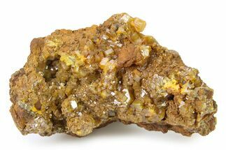 Lustrous Orange Pyromorphite Crystal Cluster - DR Congo #322625