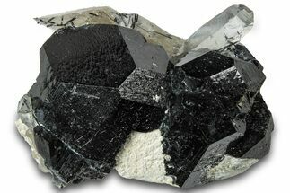Black Tourmaline (Schorl) and Quartz on Orthoclase - Namibia #322759