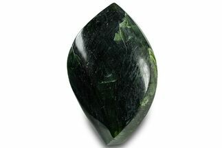 Polished Jade (Nephrite) Flame - Afghanistan #323274