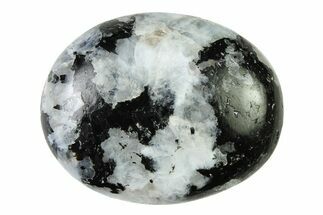 Polished Rainbow Moonstone Pocket Stone #323619