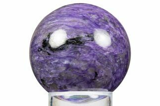 Polished Purple Charoite Sphere - Siberia #323499