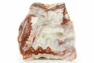 Polished Crazy Lace Agate Section - Mexico #323868