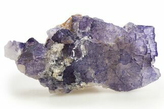Deep Purple Fluorite Crystals - Múzquiz, Mexico #323938