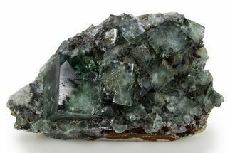 Fluorescent Green Fluorite Cluster - Diana Maria Mine, England #324343
