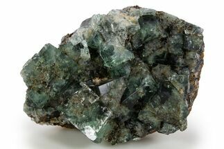 Fluorescent Green Fluorite Cluster - Diana Maria Mine, England #324349