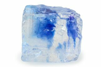 Vibrant Blue Halite Crystal - Eastern Turkey #324534