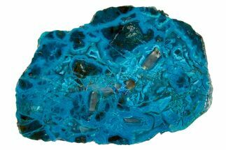 Polished Banded Chrysocolla and Malachite - Bagdad Mine, Arizona #324620