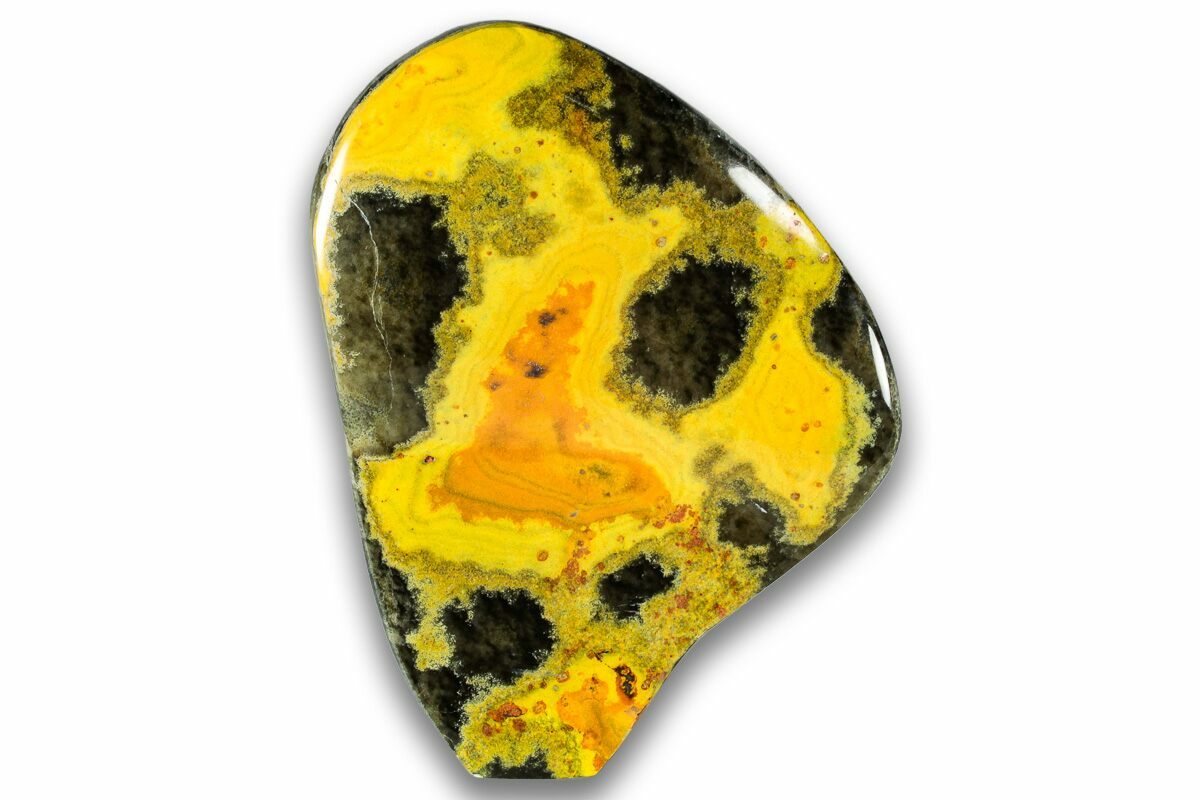 2.8" Very Vibrant, Free-Standing Polished Bumblebee Jasper (#324962 ...